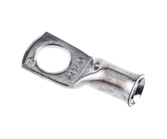 63-4640-89 RS PRO Uninsulated Tubular Ring Terminal, M10 Stud Size to 25mm² Wire Size 531-087