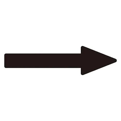 61-3408-92 Direction Indication Sticker For Identifying Tube -> (Black) Arrow Sticker 77 193177
