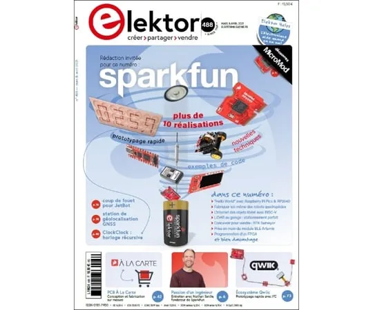 67-0420-24　［Discontinued］Elektor Magazine - Mars/Avril 2021 (French)　BOK-17990