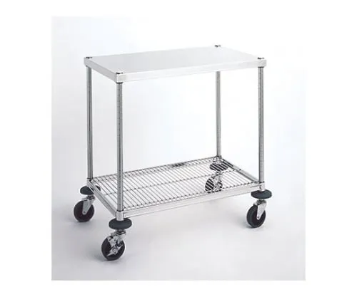 61-3794-68 W2 Type Work Table Wagon (Stainless Steel (SUS304)) D460 x W610 x H815mm W2C-A4606