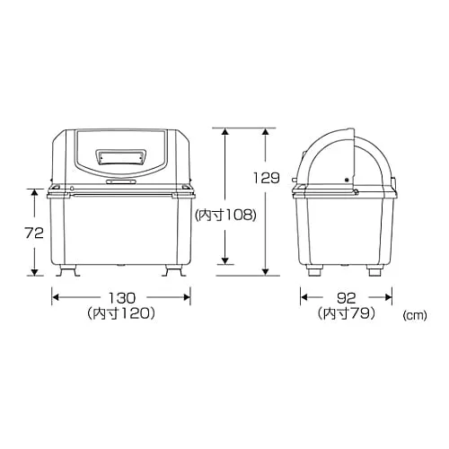 61-3442-16　［Discontinued］Wide Pail 1000　146092