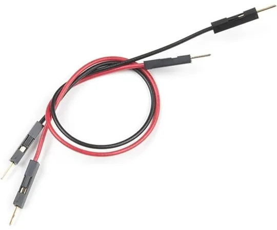 67-0425-85 Jumper Wires Premium 6in. M/M - 2 Pack (Red and Black) PRT-16662