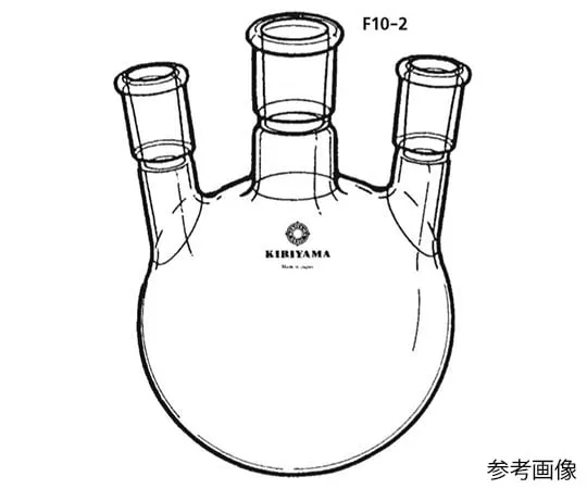 63-4256-24 Three-neck Flask (Angle Type) 100mL F10-2-1