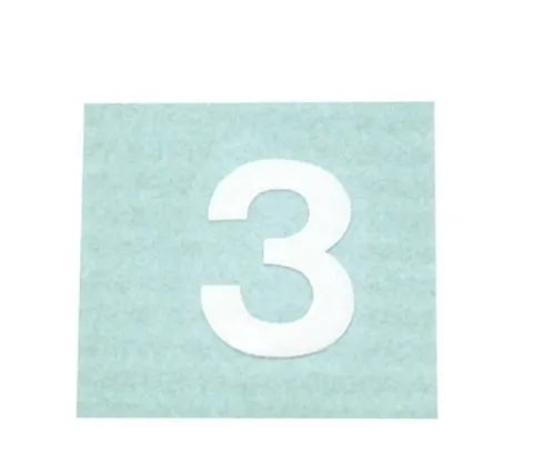 61-7397-34 Character Seal 3 White 15mm CL15W-3