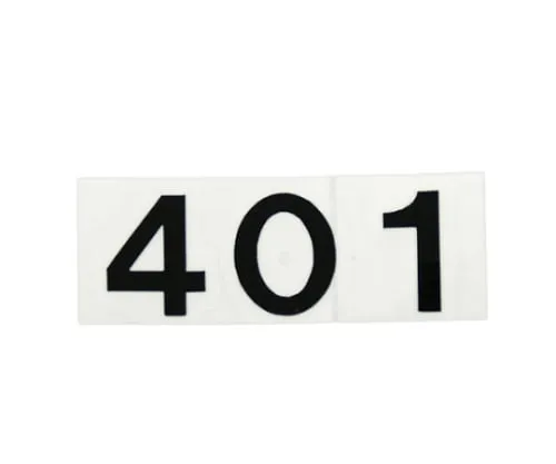 61-7392-66 Character Seal Black 401 CL176-401