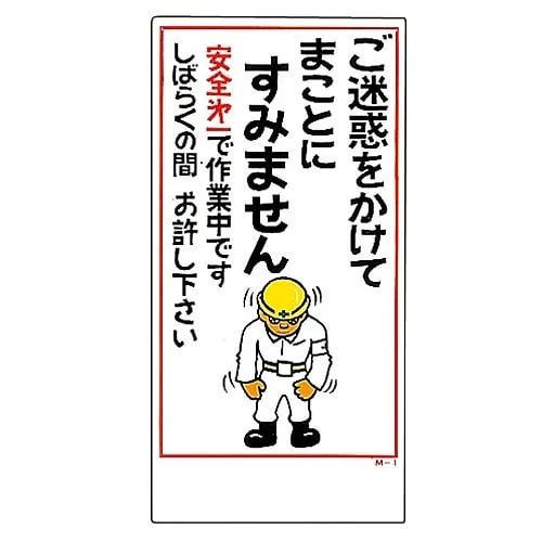 61-3391-08 Illustration M We Apologize For The Inconvenience M- 1 98001