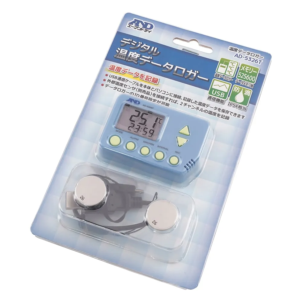 4-2937-01 Temperature Data Logger Without External Temperature Sensor AD-5326T