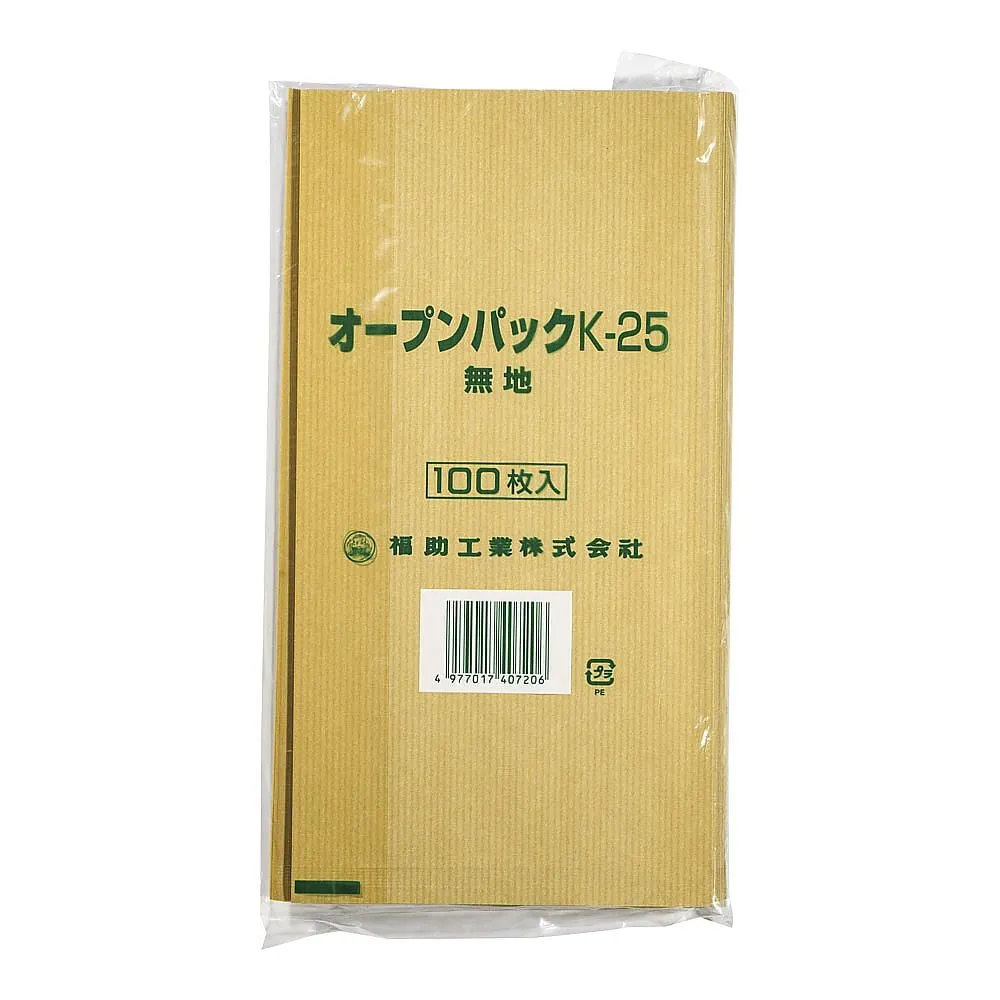 62-6540-81 Open Pack Plain (100 Pieces) K-25 0562173