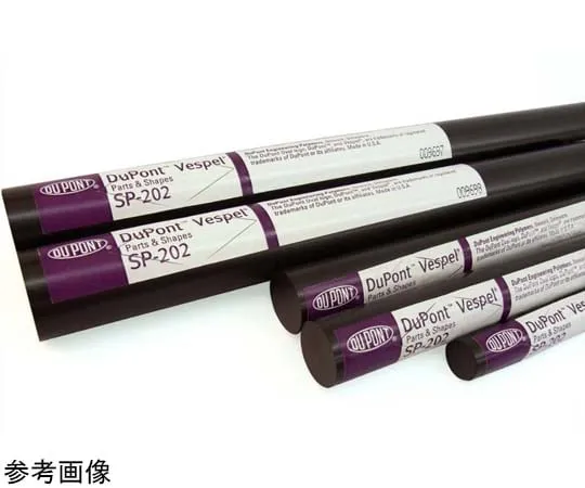 67-5518-52　［Discontinued］Polyimide Round Bar (Vespel ®SP-202) φ16 x 250 mm　VESPELSP-202D00160-0250