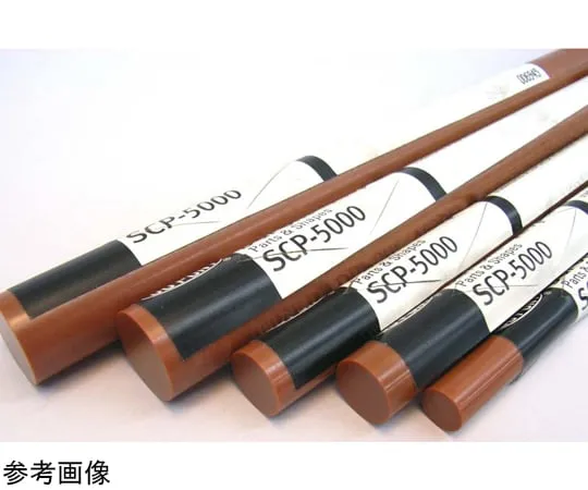 67-5458-15　［Discontinued］Polyimide Round Bar (Vespel ®SCP-5000) φ15.8 x 480 mm　VESPELSCP-5000D00158-0480