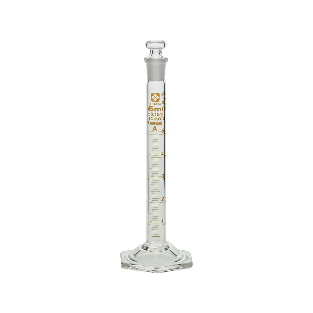 64-6432-25-24 Graduated Cylinder with Plug with JCSS Calibration Certificate 026580-5