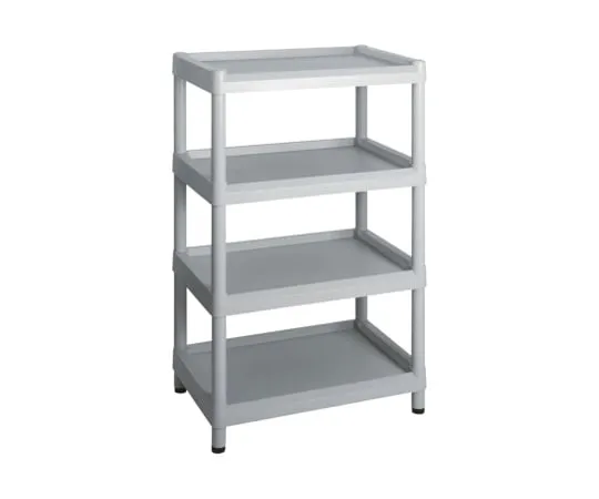 3-6643-10 Mobile Easy Cart (Tall Type/Wide 32) Gray 4 Stages ME32K