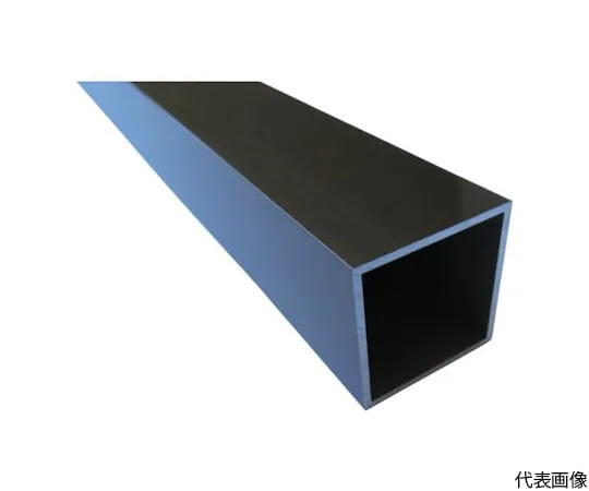 64-5004-13　［Discontinued］Aluminum Square Pipe 25 x 25 x 2.0 Bronze 4 m　FB108B