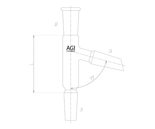 62-2095-17 T-shaped Connecting Tube 2550-1L