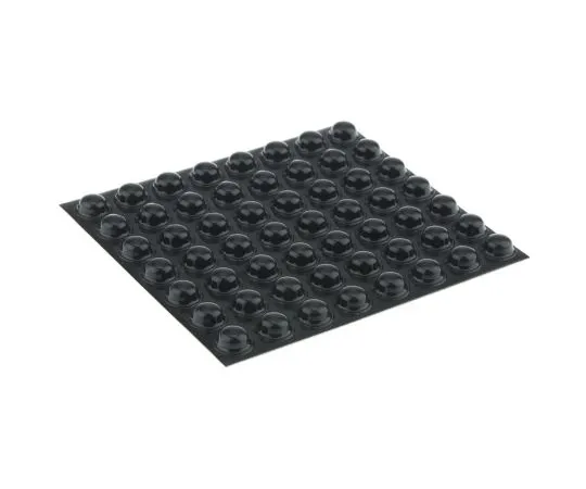 63-4592-87 Rubber foot hemispherical black height 5mm SJ5003