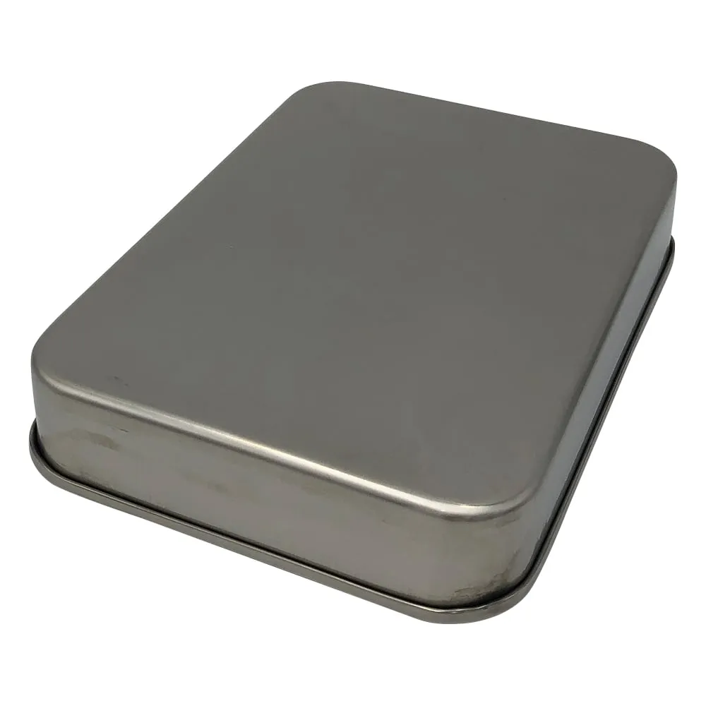 5-173-08 Tray with Stainless Steel Lid NO.1 (210 x 150 x 41mm) No.1