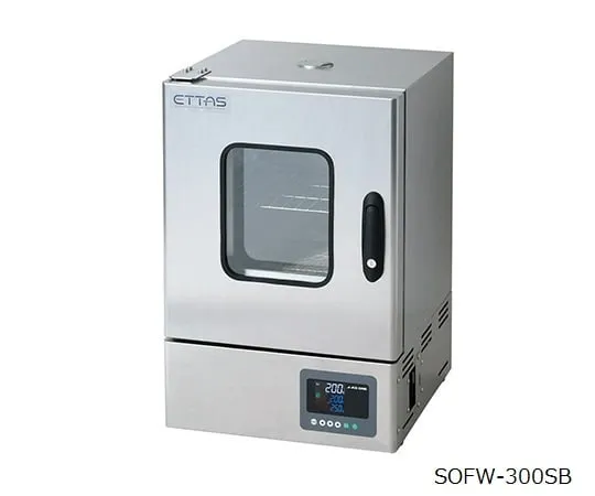 1-8998-21-22 Constant-Temperature Drying Oven (Stainless Steel Type, Forced Convection System) With Window (Left Pivot Door) With Pre-Shipment Inspection Certificate SOFW-300SB
