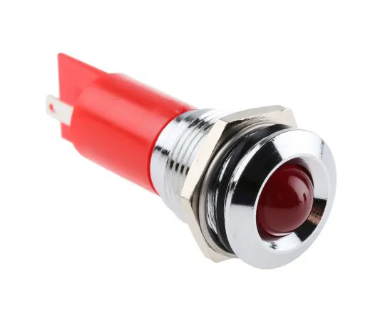 63-4585-66 RS PRO Red Indicator, 24 V ac/dc, 16mm Mounting Hole Size, Solder Tab Termination 205-707