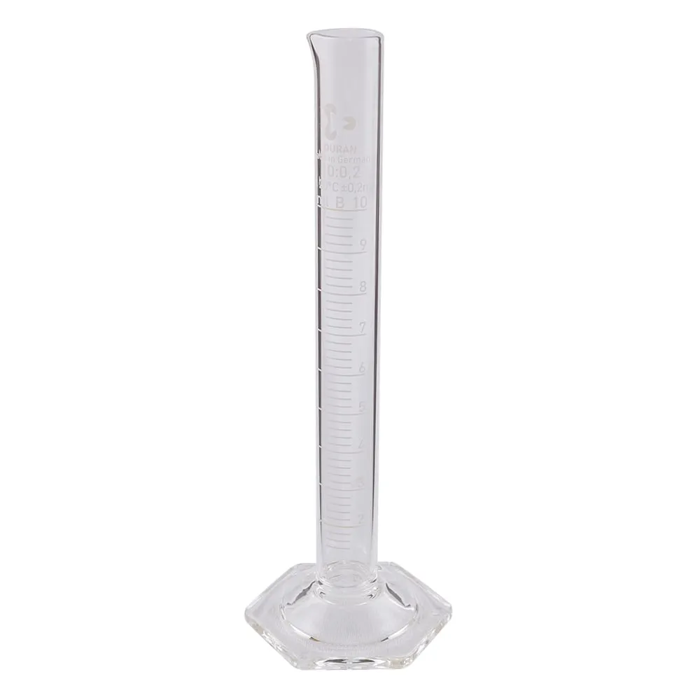 3-7112-02-20 Graduated Cylinder DURANR 10mL with Calibration Certificate 213960801