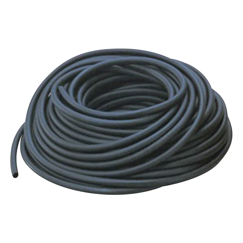 6-594-01　［Out of stock］New Rubber Tube Black 4 x 6 1kg (About 71m)