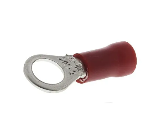 63-4641-28 RS PRO Insulated Ring Terminal, M5 Stud Size, 0.5mm² to 1.5mm² Wire Size, Red 534-200