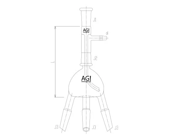62-2109-98 Decompression Branch Tube Four-Legged 3634-1L1L