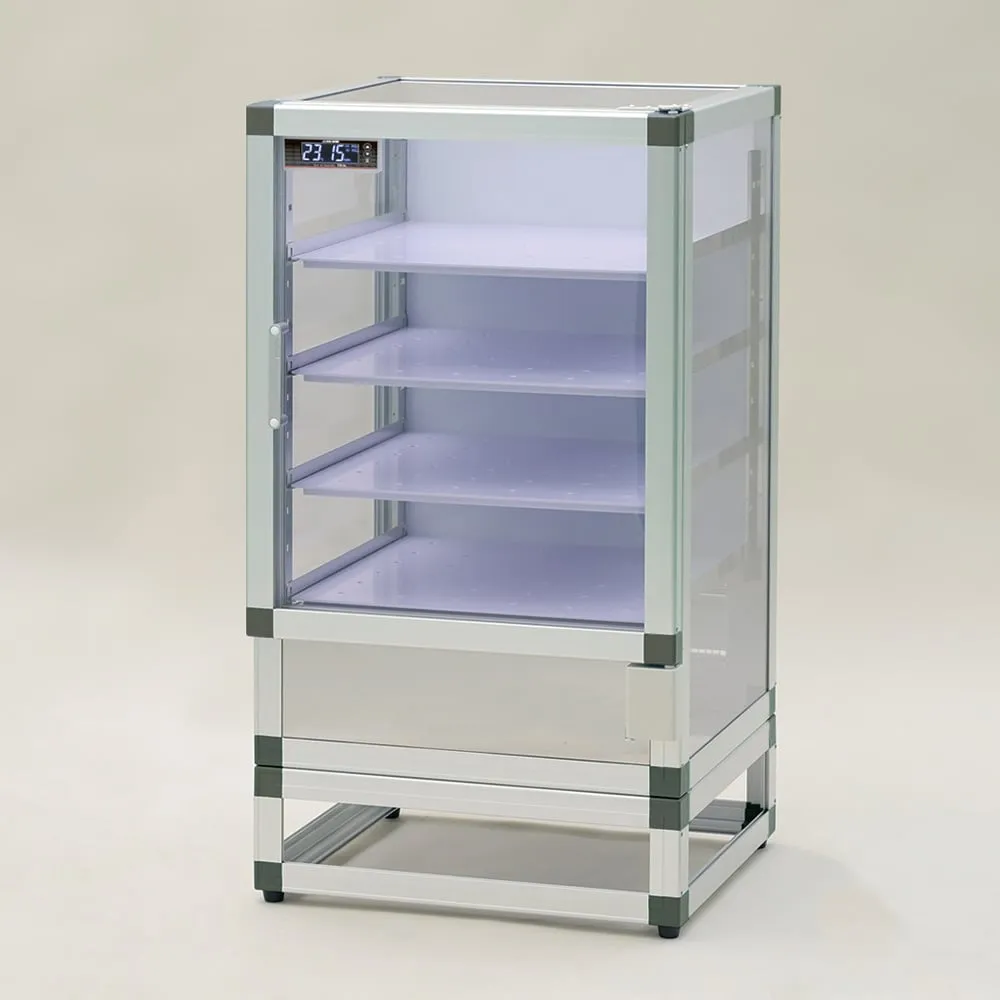 4-6390-01 Auto Dry Desiccators ZEAL (BG) 574 x 560 x 1020 mm Reinforced Plastic Shelf/With Rubber Feet ZL-BG-P