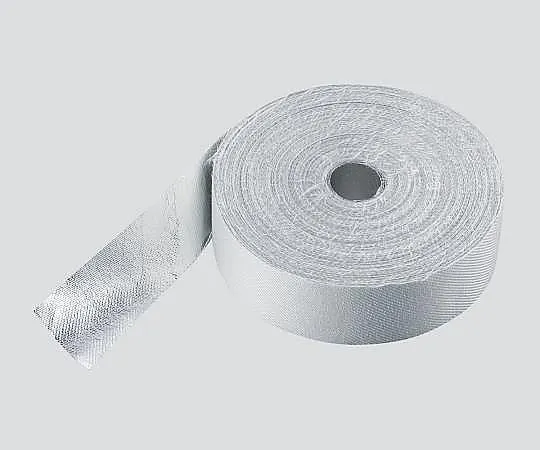 3-2461-01 Aluminum-Mixed Heat-Resistant Glass Cloth Thin Tape 50mm x 50m x 0.5mm TOMBO No.8982-100-M