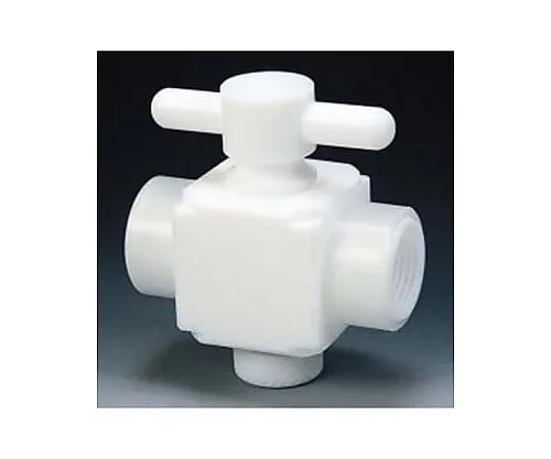 61-3537-05 Fluorocarbon Resin Two-Way Valve Both Side Female Type RC1/4 NR1304-01