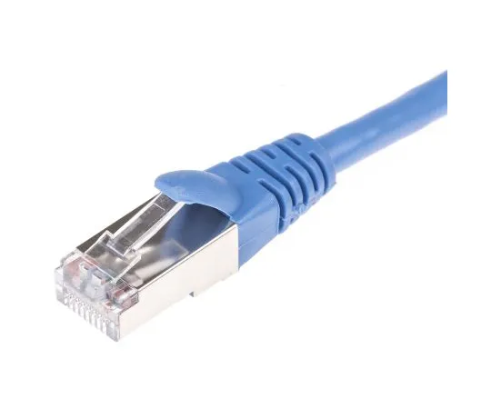 63-4645-96 RS PRO Blue PVC Cat5e Cable F/UTP, 2m Male RJ45/Male RJ45 Terminated 557-418