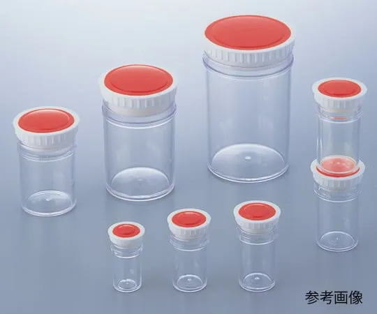 9-892-11　［Discontinued］LABORAN PS Sample Tube Bottle 5mL Orange 100 Pcs + 10 Pcs　PS-5