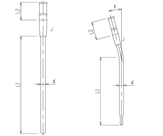 65-2345-42 Thermometer Protection Tube for Reaction Vessel 500 mL 3380-500-0M-C-9