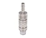 61-7649-38 Mold Temperature Control Fitting Straight For Hose R1/8 ASC10-ID06B01