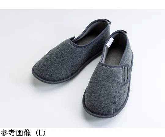 69-0284-28 Disaster Prevention Room Shoes One Leg Only Left Gray M 4606