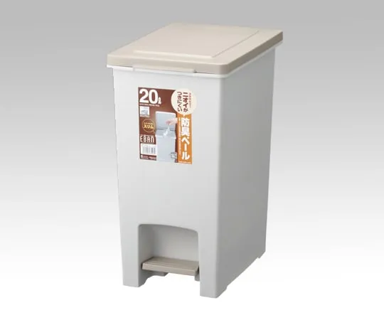 1-7019-13　［Discontinued］Deodorant Pedal Pail 20L without Inner Bucket　6342