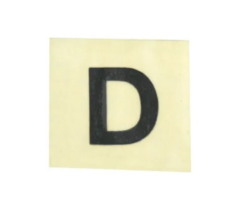 61-7397-94 Character Seal Black D 15mm CL15B-D