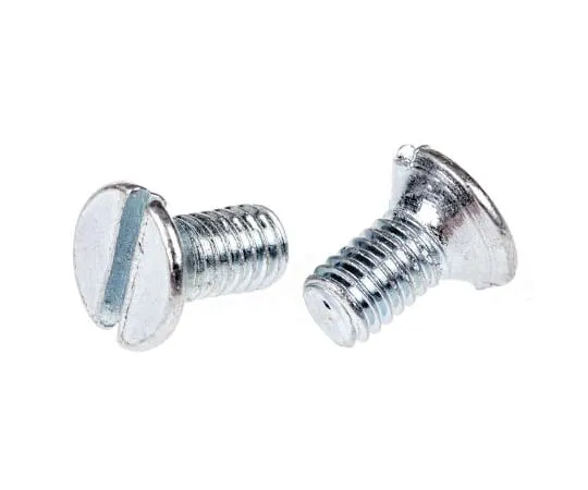 63-4645-11 RS PRO, M3 Countersunk Head, 6mm Steel Slot Bright Zinc Plated 553-841