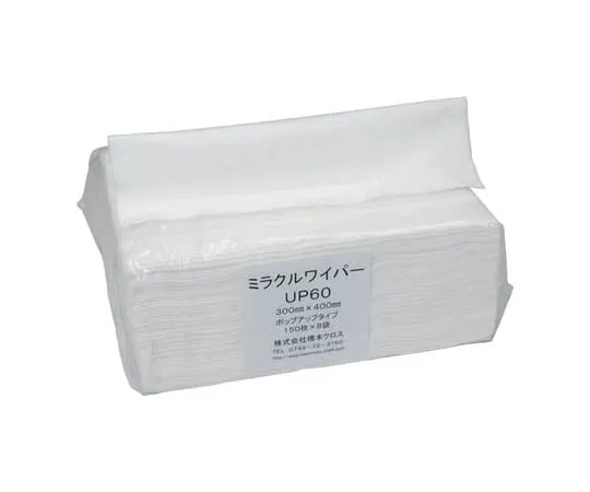 62-3589-53　［Discontinued］Miracle Wiper Medium Thick 300 x 400 mm 150 Sheets x 8 Bags/Box　UP60