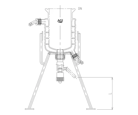 62-2116-33 Double Tube Countermeasure stand 3984-1000