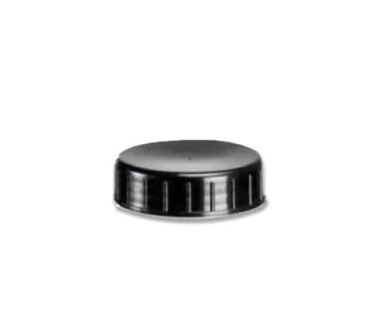3-6984-01 Wide-Mouth Square Bottle Cap φ32mm Black (For 50mL) 2000070750