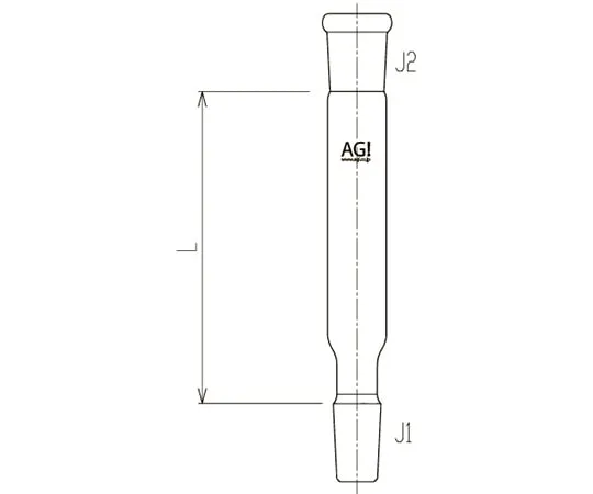 62-2094-32 Connecting Straight Tube (Male x Female) 2500-1L