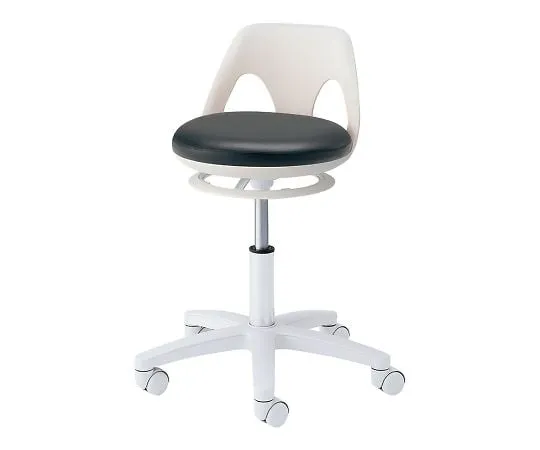 4-2862-01 High Type Chair (Antibacterial and Antifouling) without Feet Ring Black SI-BK