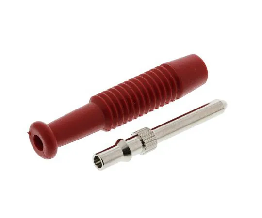 63-4139-90 Red Male Banana Plug Solder 60V dc 973509101