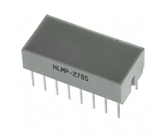 63-4558-04 HLMP-2785-EF000 Broadcom Light Bar LED Display, Yellow 70 mcd HLMP-2785-EF000