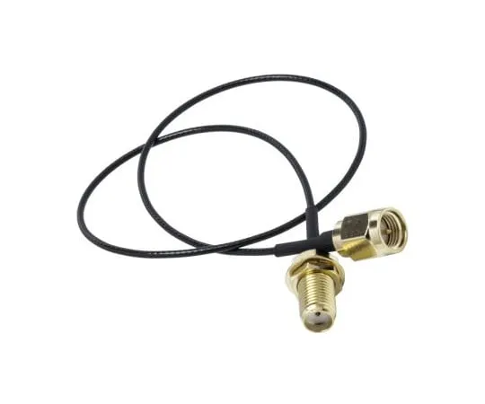 63-3000-08 RS PRO Black Male SMA to Female SMA RF Coaxial Cable, 50 Ω 794-2920