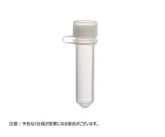 65-3851-94 MICREWTUBE 2.0 ml Conical Type Natural Lip Seal Cap 1000 Pieces T336-7