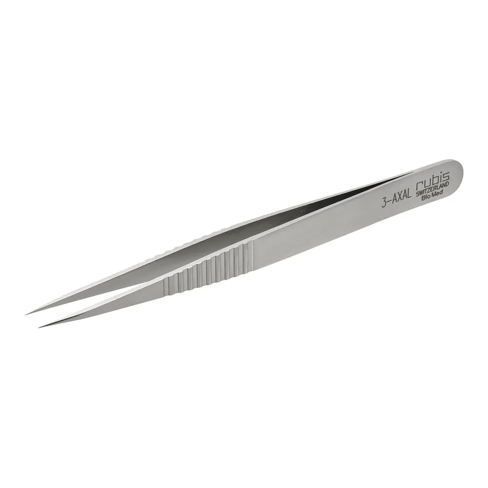 4-4301-01 MEISTER Tweezers (Ultra-fine Tip) 120 mm 3-AXAL-BIO-MED