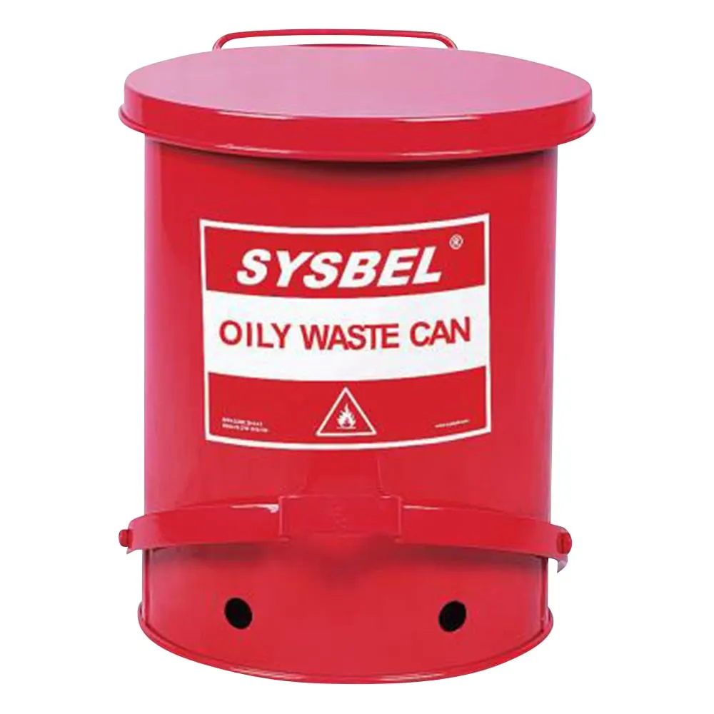 3-6737-01 Fire-Resistant Trash Box φ300 x 400mm WA8109100