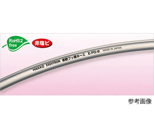 63-6536-25-01　[Cut Item] Flexible Fluorine Tube 2 x 4mm  Length 1m　E-PD-2