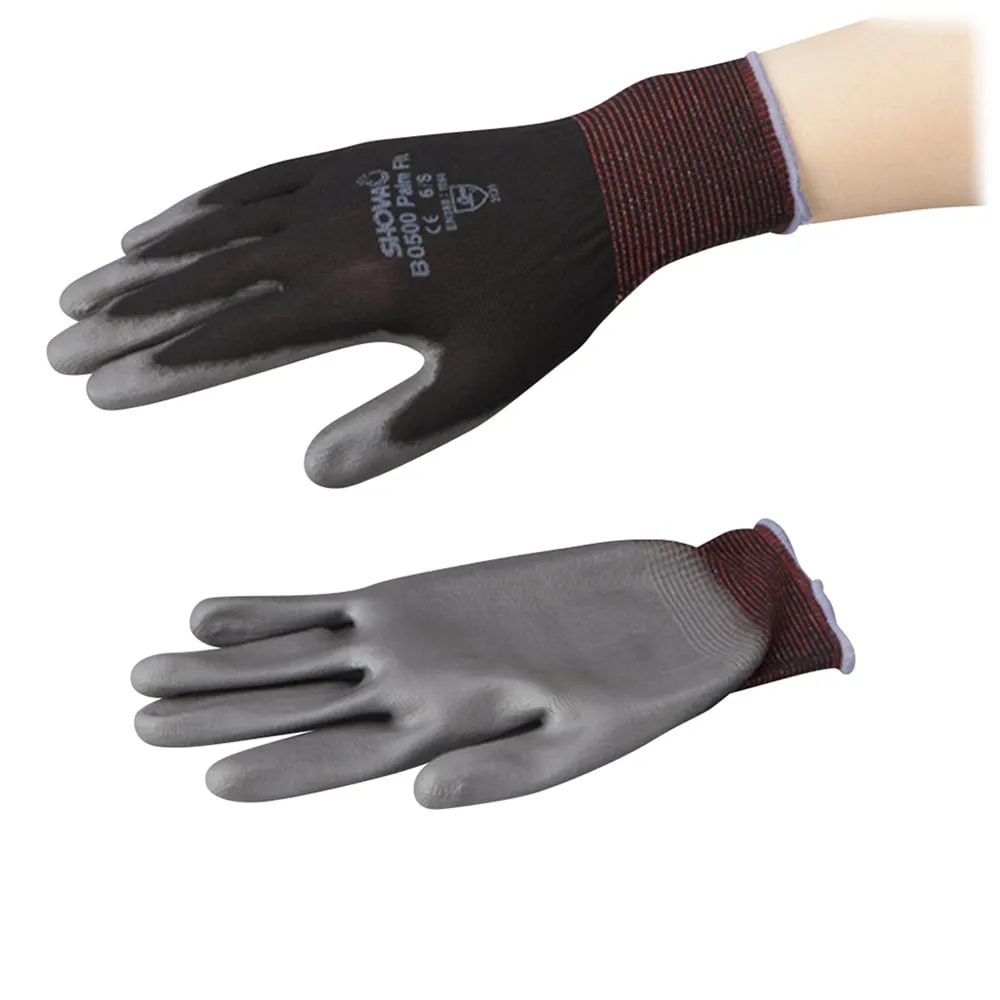 1-7653-02 Palm Fit Gloves Seamless S B0500-Blk-S